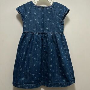 Baby gap denim ✨ star 🌟 dress size 4